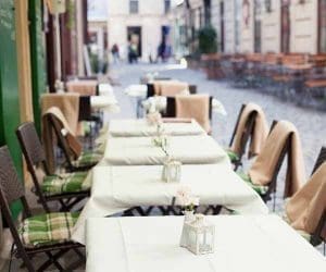 demande d'autorisation de terrasse d'un restaurant Nice 06