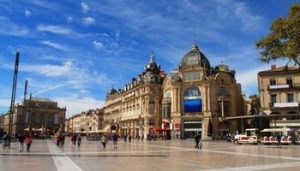 L'image de la ville de Montpellier (Hérault) où se trouve le centre de formation professionnel RH Reflex