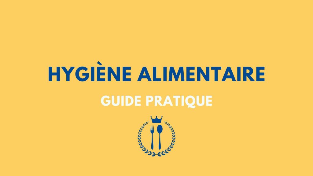 L'illustration du guide de l'hygiène alimentaire pour les restaurants et les hôtels